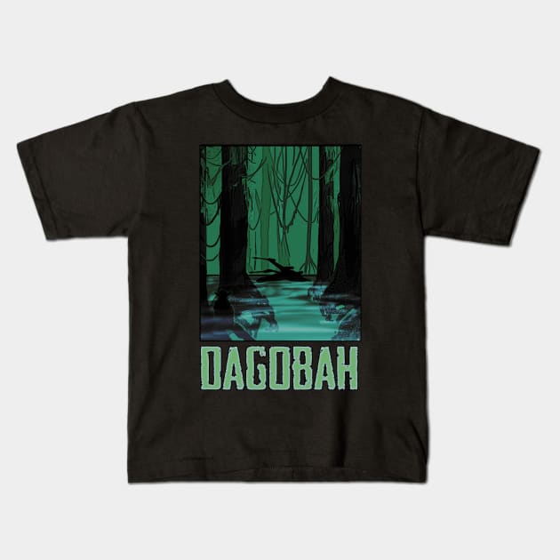 Visit Dagobah! Kids T-Shirt by RocketPopInc